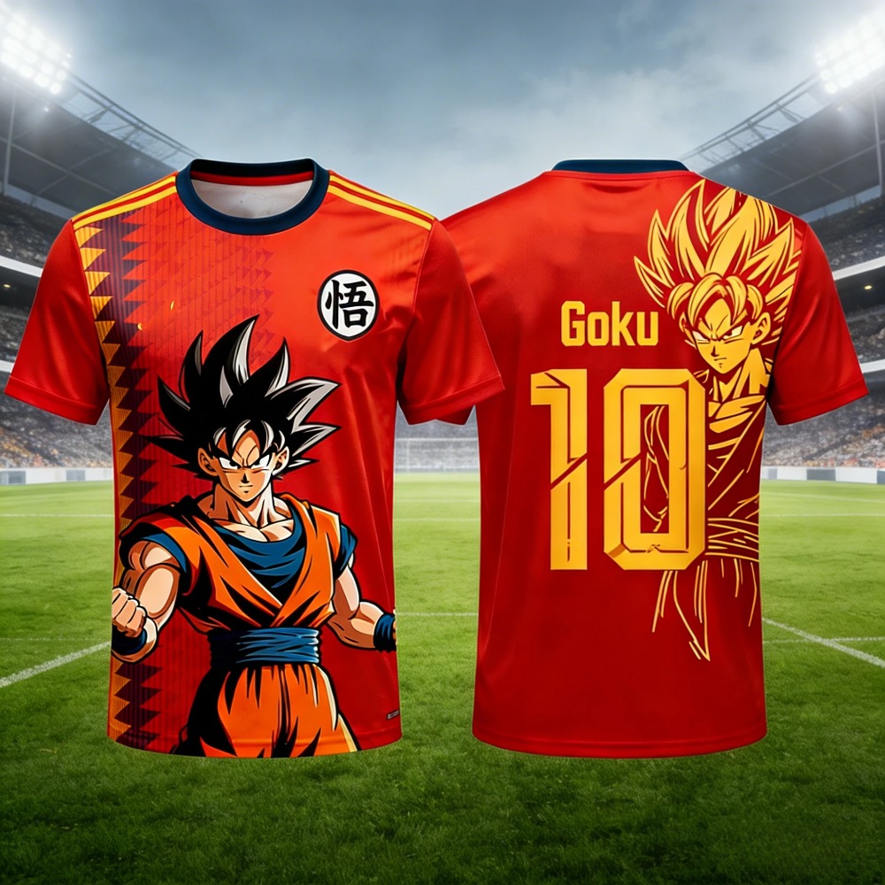 Tee Ball Set - Summer Dragon Ball Retro Fitness T-shirt