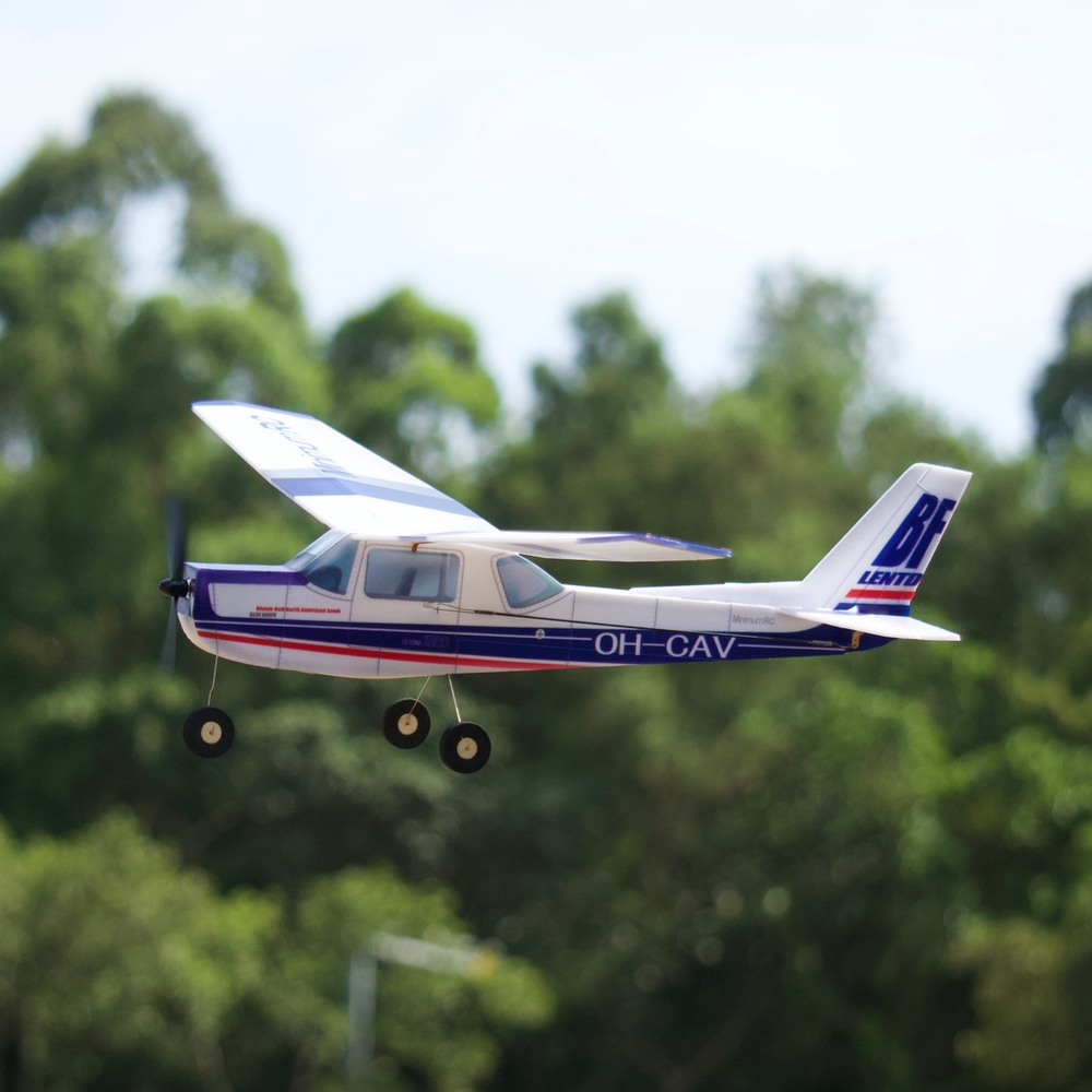 Kids Outdoor Vehicles - MinimumRC Plane Kit Blue Cessna152 360mm