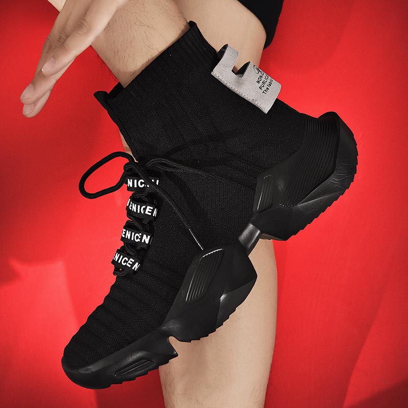 Kids Outdoor Fort Ideas - Plus Size Hightop High-soled Men Sport