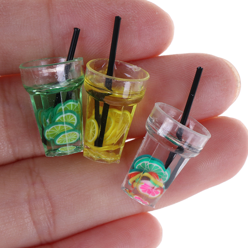 Kids Outdoor Kitchen Accessories - 1:12 Scale Dollhouse Miniature Drink Cup