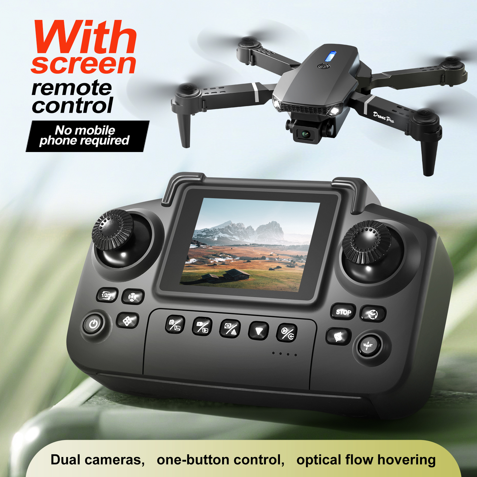 Kids Outdoor Entertainment - 2025 New E88 E99 Upgraded Drone