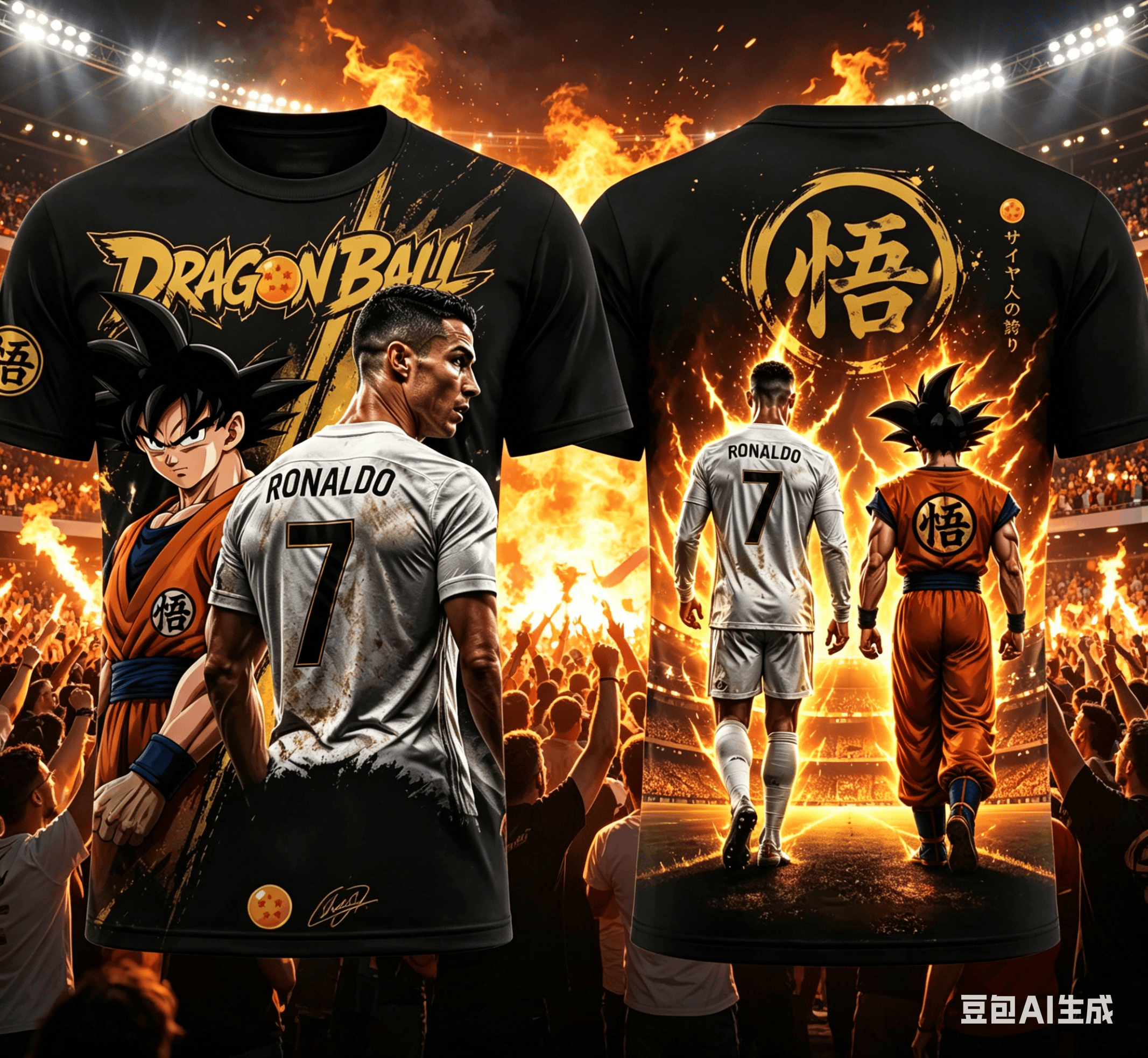 Tee Ball Set - 2026 Summer New Dragon Ball Short