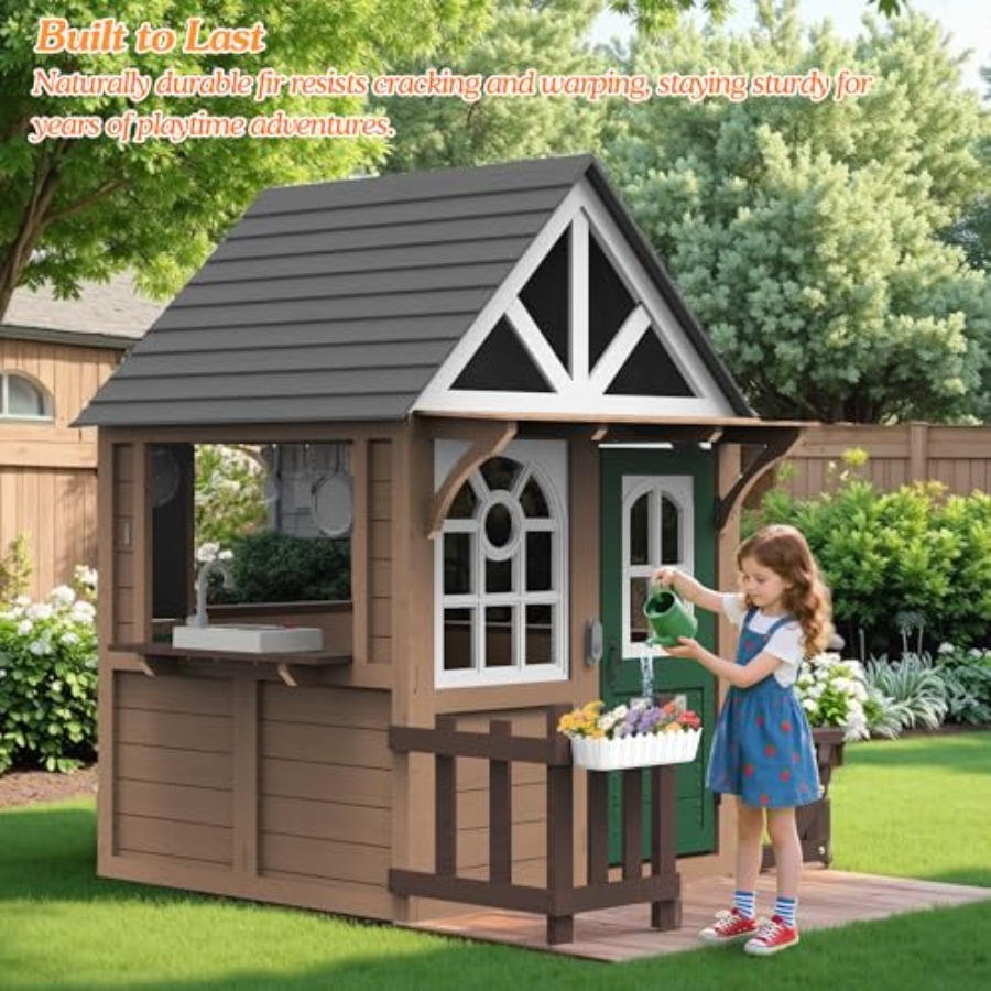 Outdoor play house for kids: f – Kids Outdoor House With Kitchen Bewertung und Preis