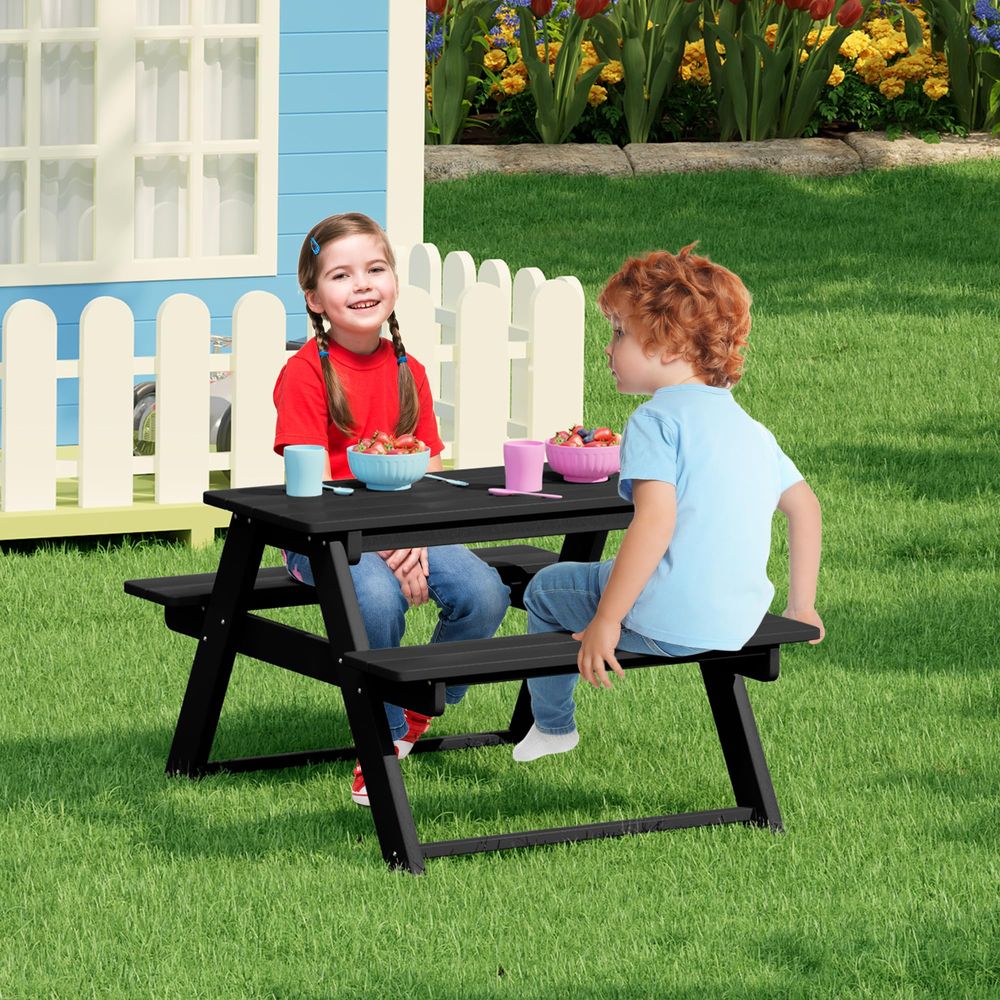 Kids Picnic Table, HDPE All We – Kids Outdoor Table And Chairs Bewertung und Preis