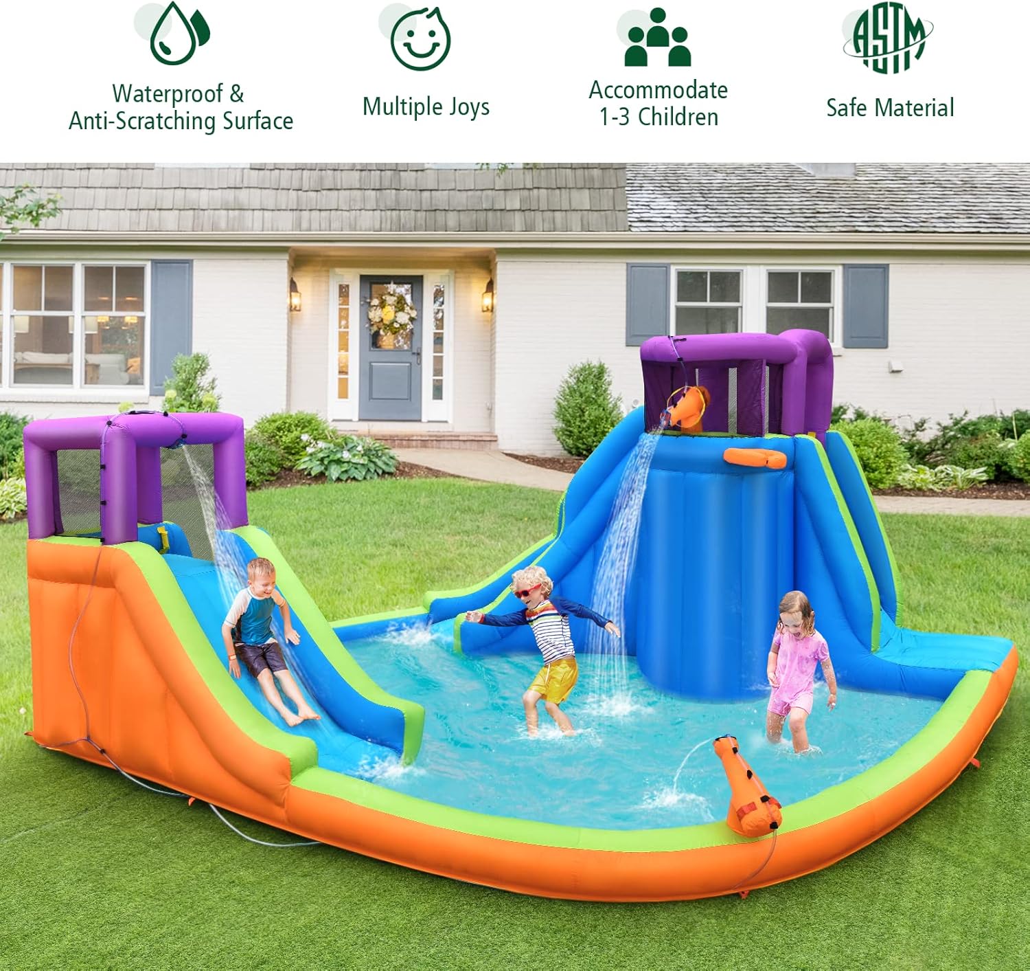Inflatable Water Slide Park 75 – Kids Outdoor Park Bewertung und Preis