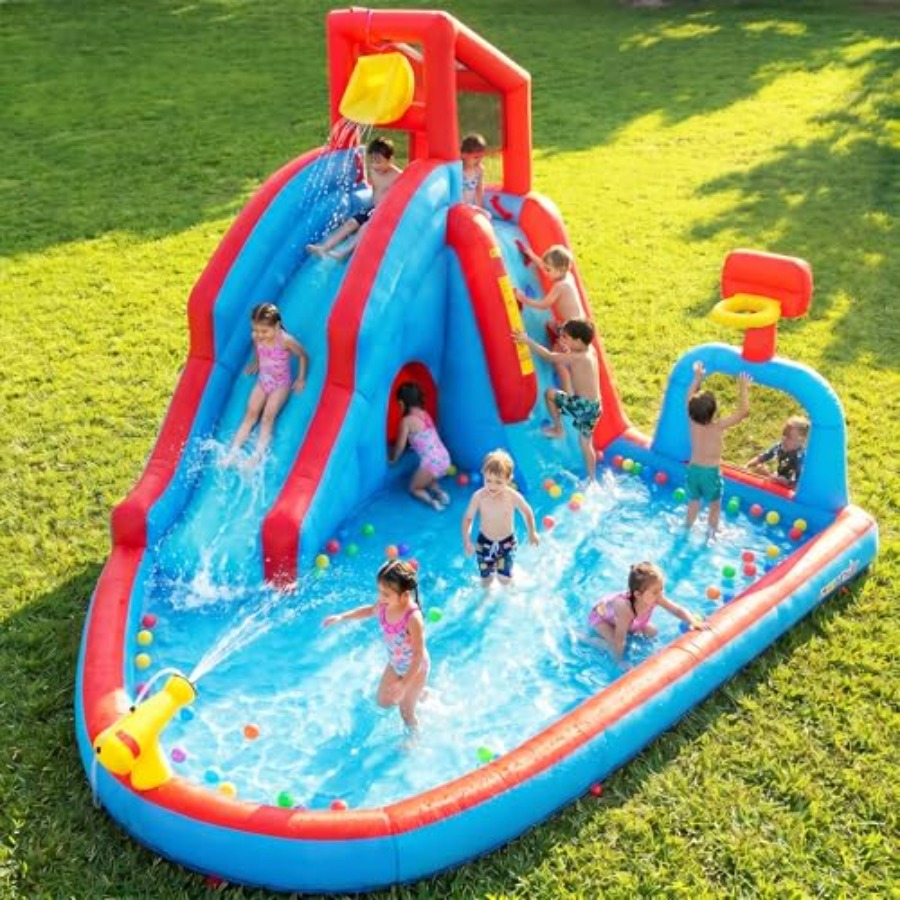 Backyard outdoor water slide i – Kids Outdoor Park Bewertung und Preis