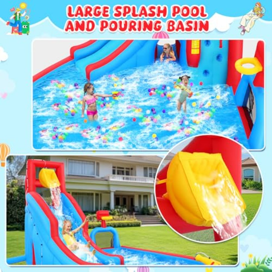 Backyard outdoor water slide i – Kids Outdoor Park Bewertung und Preis