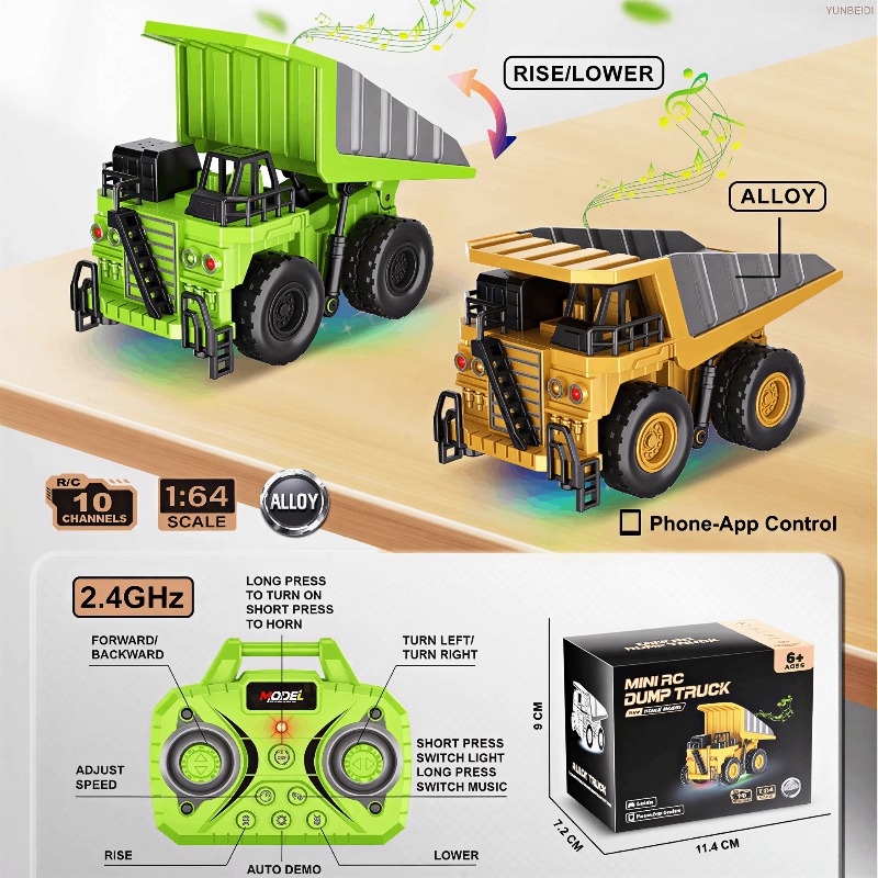 1:64 Remote Control and Alloy  – Kids Outdoor Vehicles Bewertung und Preis