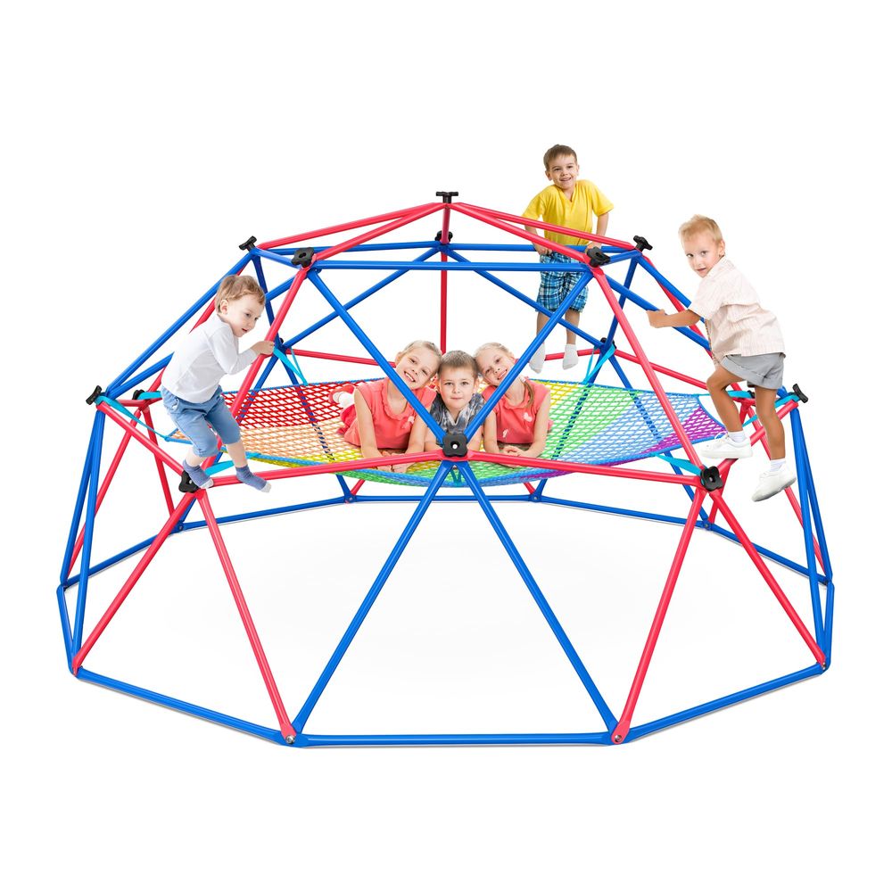Climbing Dome with Climbing Ca – Kids Outdoor Monkey Bars Bewertung und Preis