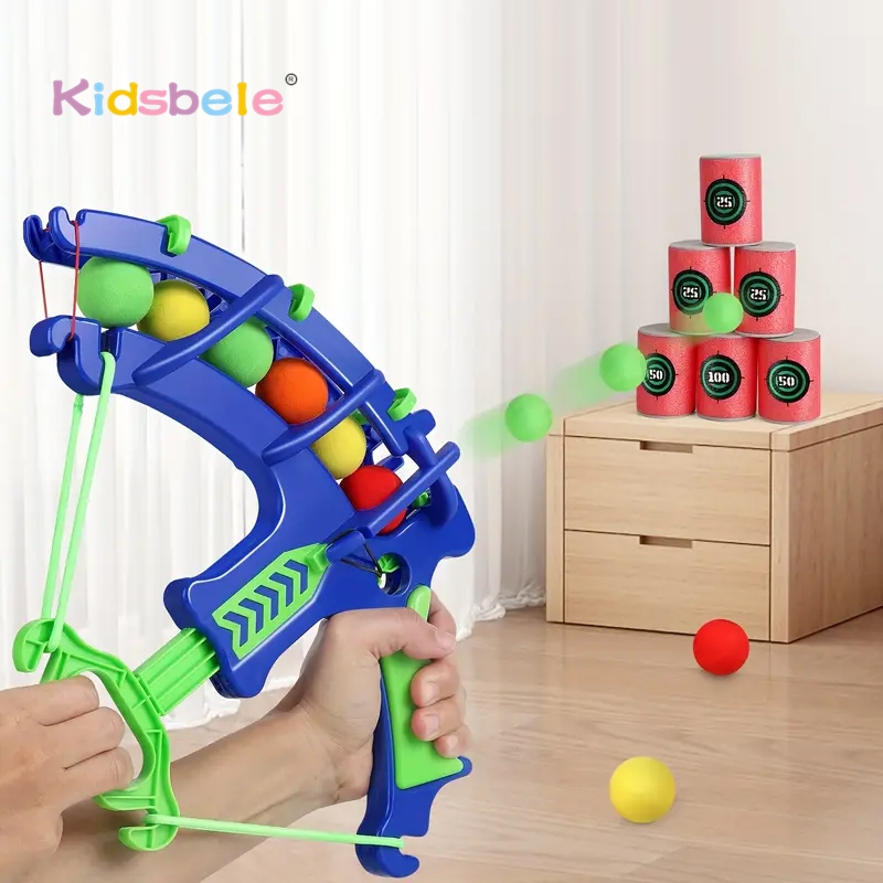 Foam Ball Shooting Toy Bow – S – Kids Outdoor Jumping Toys Bewertung und Preis