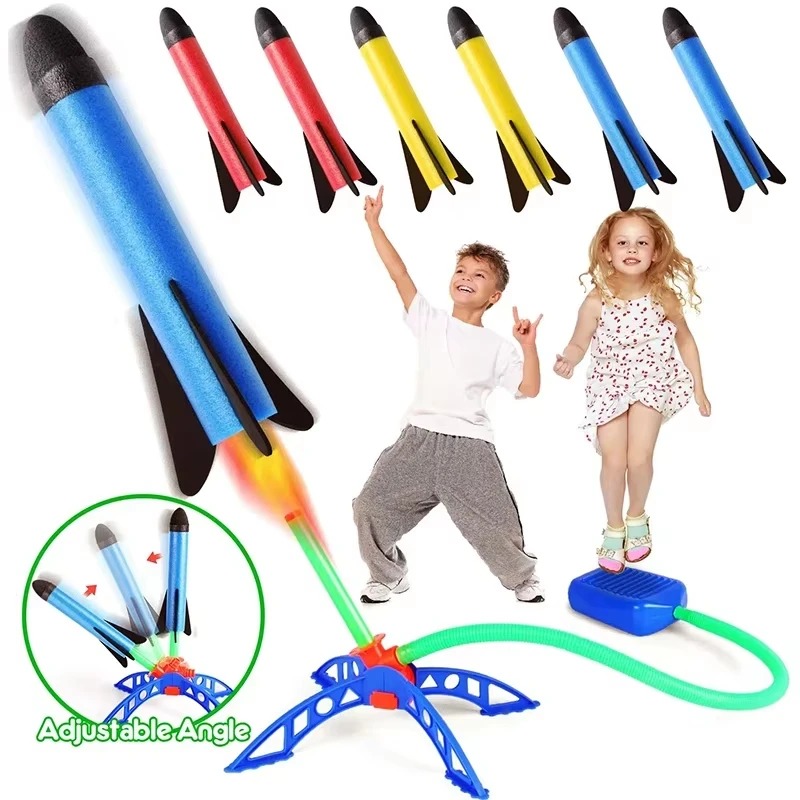 Air Rocket Foot Pump Launcher  – Kids Outdoor Jumping Toys Bewertung und Preis