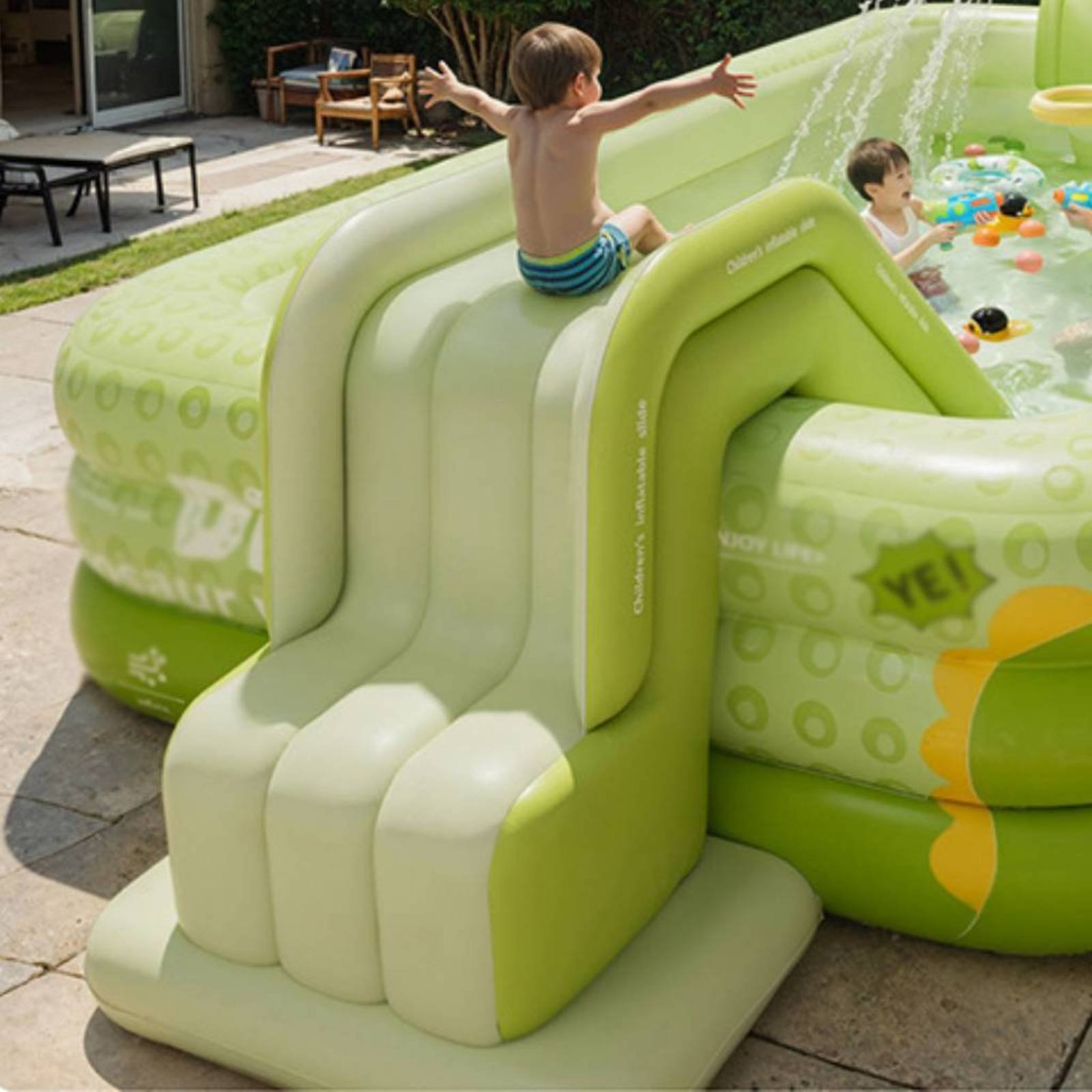 Inflatable Pool Slide Foldable – Kids Outdoor Park Bewertung und Preis