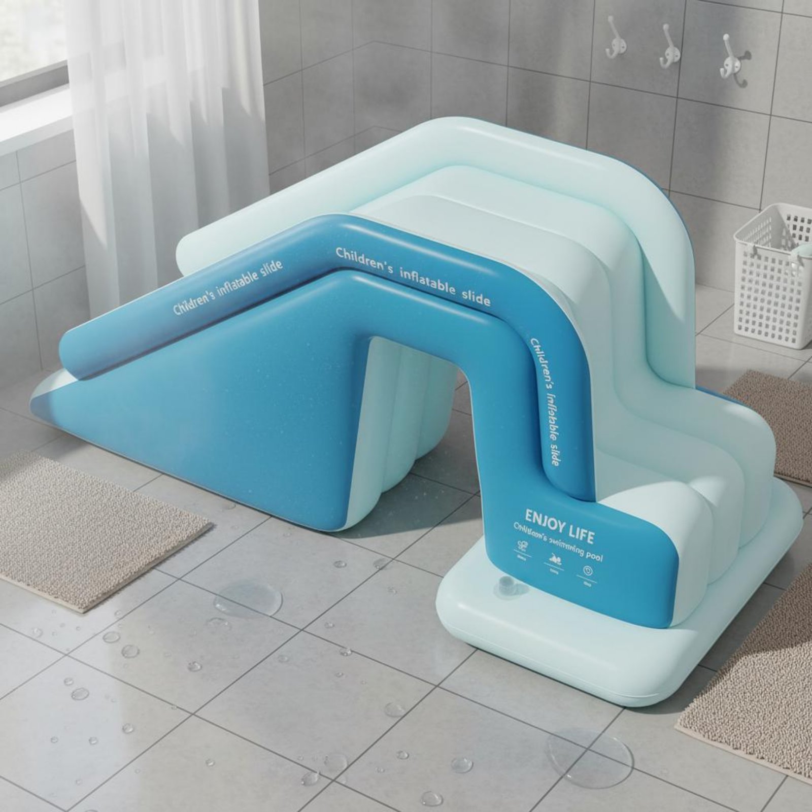 Inflatable Pool Slide Foldable – Kids Outdoor Park Bewertung und Preis