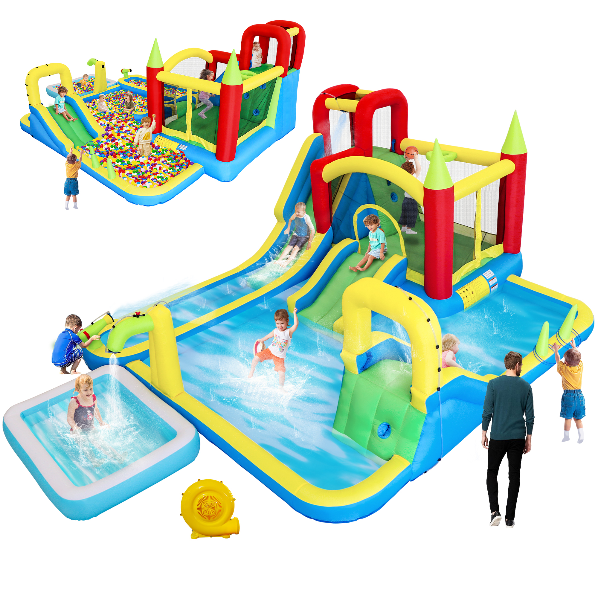 11-in-1 Inflatable Water Slide – Kids Outdoor Park Bewertung und Preis
