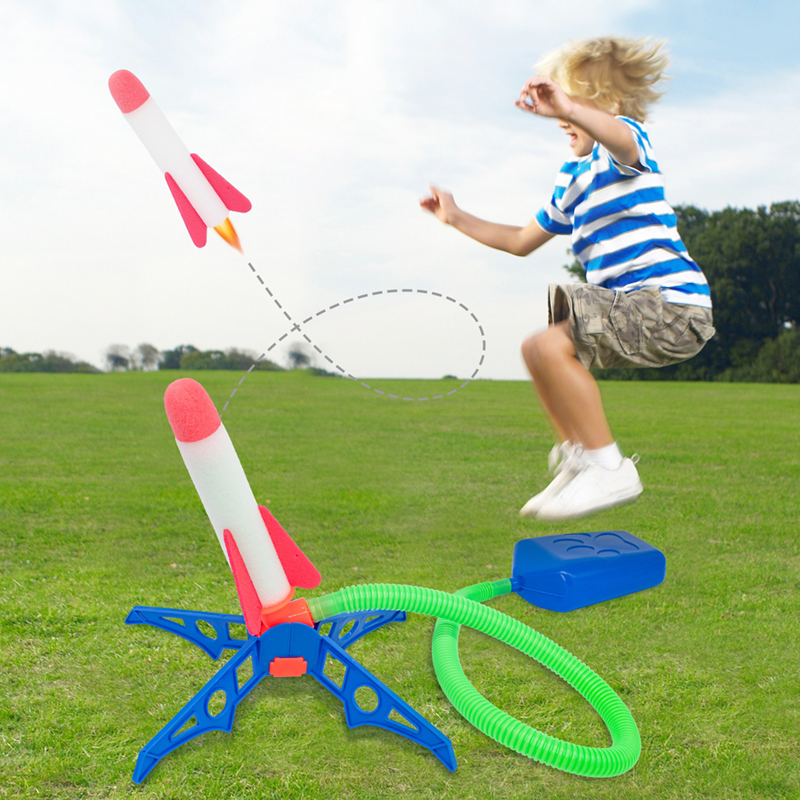 Kids Foot Pedal Air Pump Rocke – Kids Outdoor Jumping Toys Bewertung und Preis