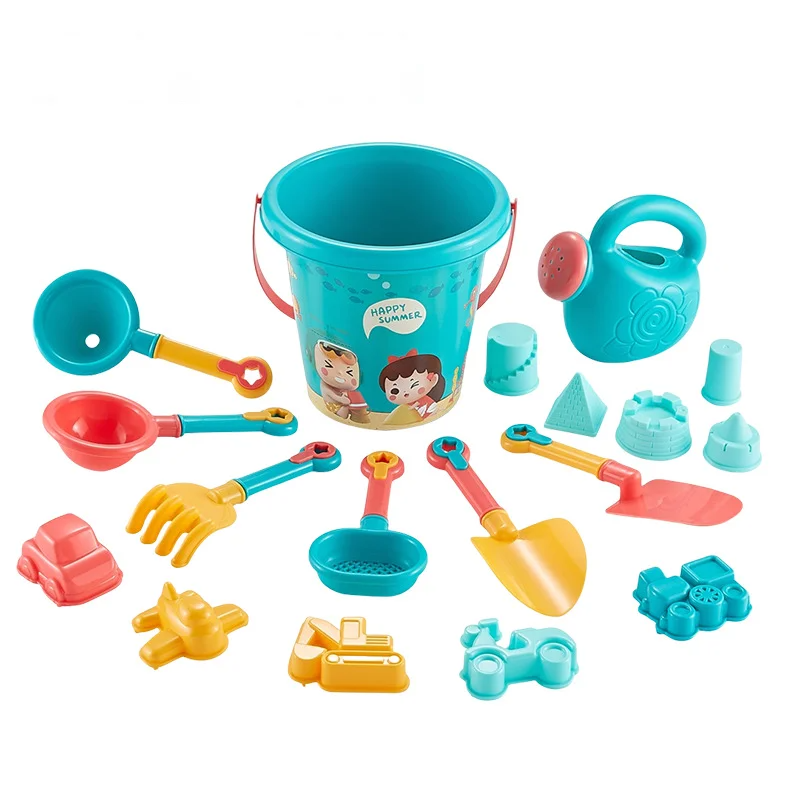 18PCS Beach Toy Set Bucket Sea – Kids Outdoor Vehicles Bewertung und Preis