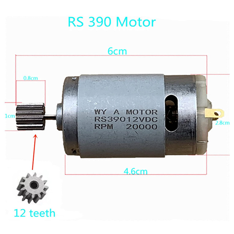 20000RPM Electric Motor RS390  – Kids Outdoor Vehicles Bewertung und Preis