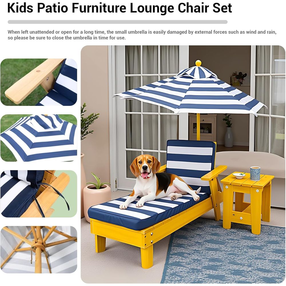 Outdoor Kids Lounge Chair with – Kids Outdoor Table And Chairs Bewertung und Preis