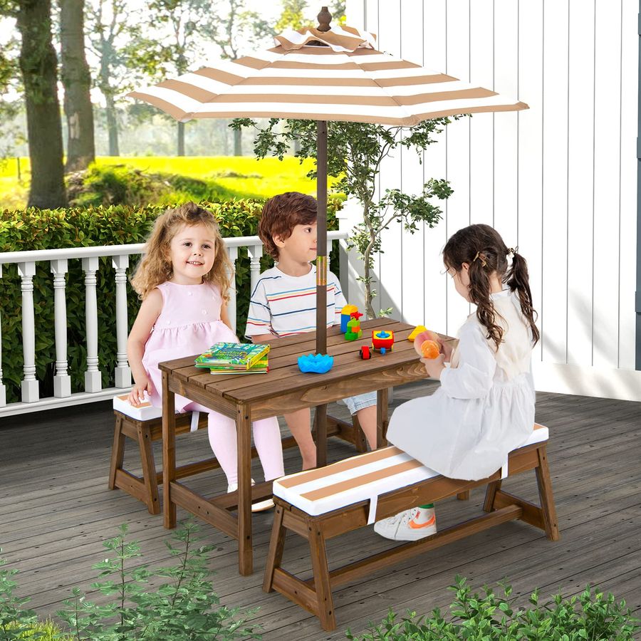 Kids Picnic Table, Toddler Woo – Kids Outdoor Table And Chairs Bewertung und Preis