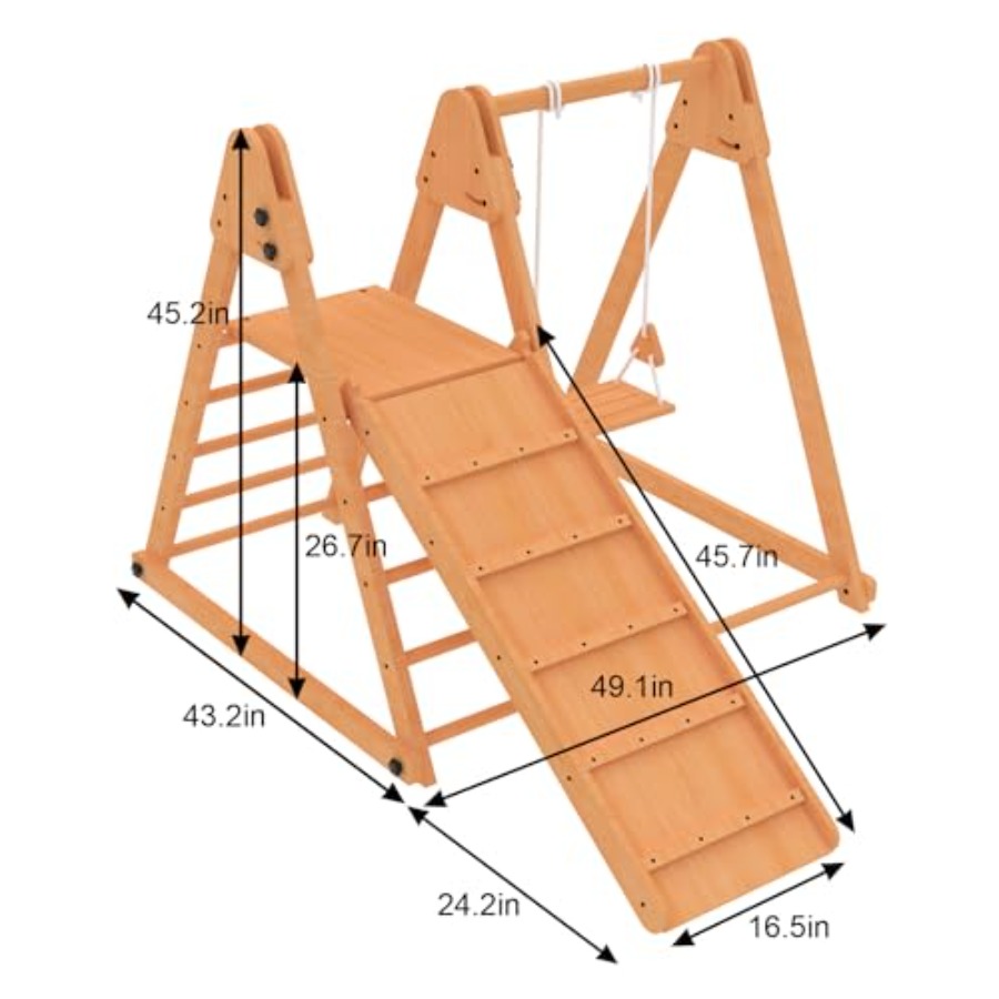 Outdoor jungle gym for kids 18 – Kids Outdoor Wooden Playset Bewertung und Preis