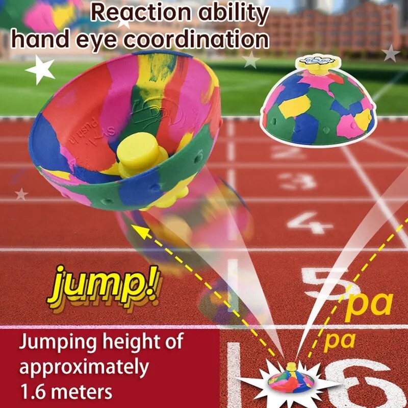 Hip Hop Jump Half Side Bouncin – Kids Outdoor Jumping Toys Bewertung und Preis