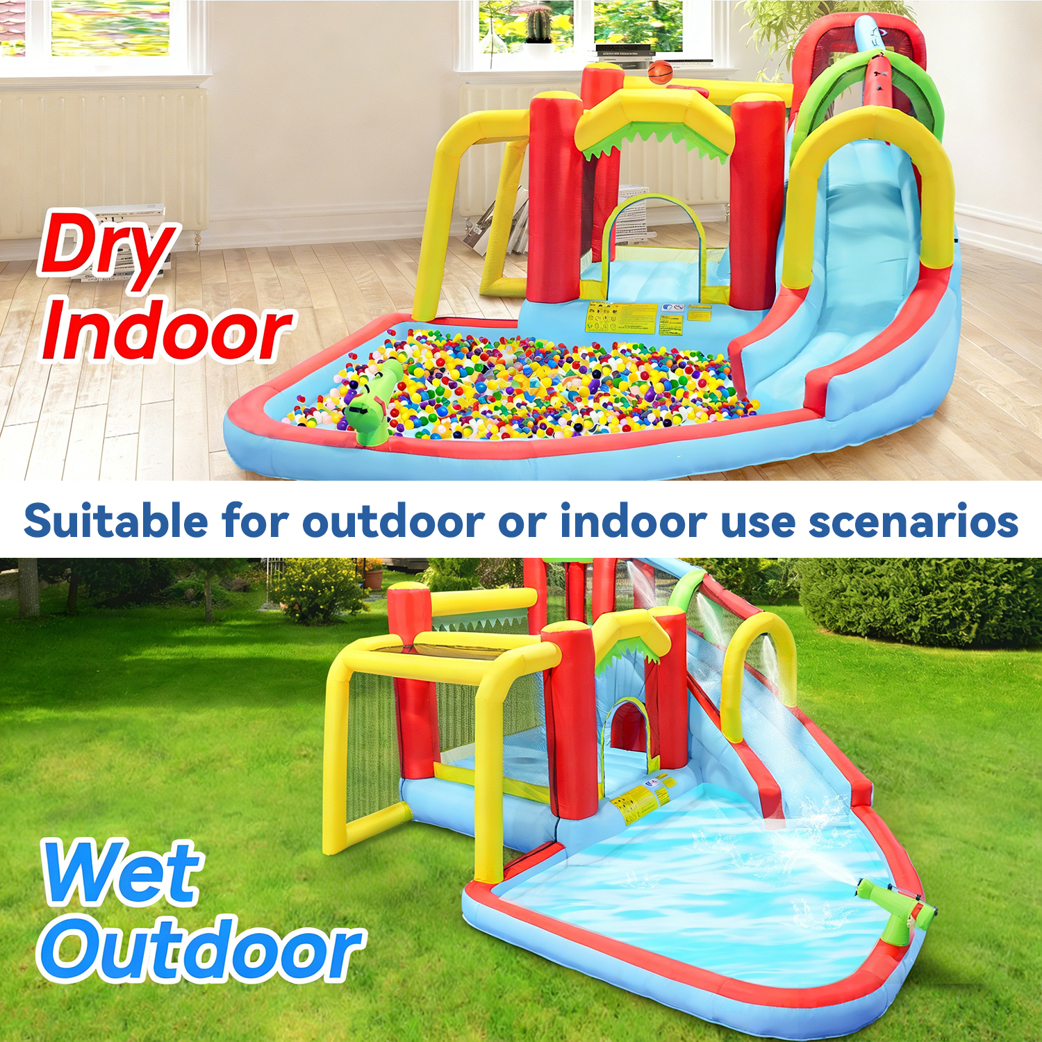 7in1 Inflatable Water Slide Pa – Kids Outdoor Park Bewertung und Preis