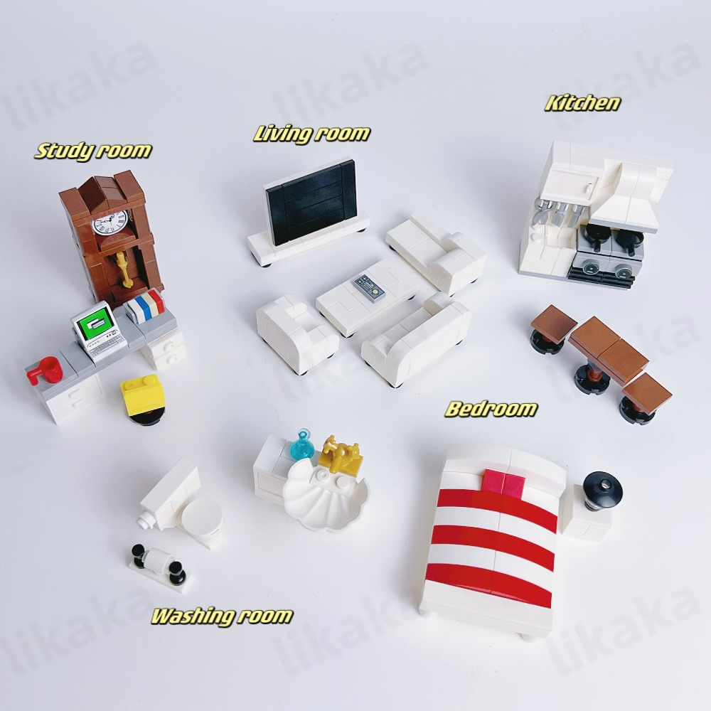 MOC House Furniture Blocks Com – Kids Outdoor Kitchen Accessories Bewertung und Preis