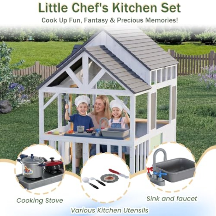 Outdoor play house for kids: w – Kids Outdoor House With Kitchen Bewertung und Preis