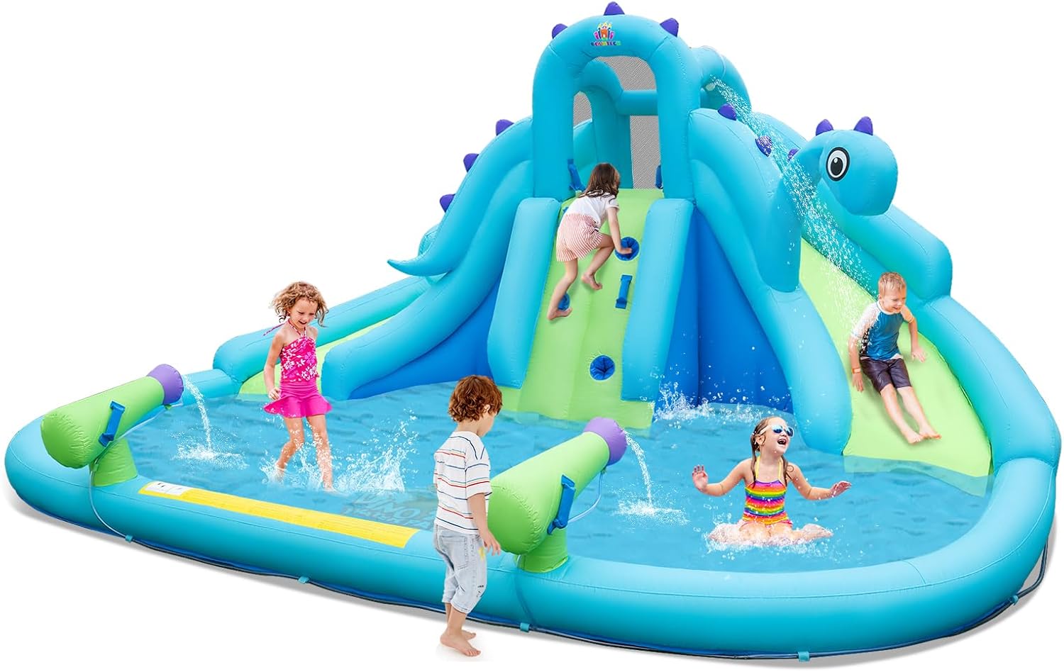 Inflatable Water Slide, Dinosa – Kids Outdoor Park Bewertung und Preis