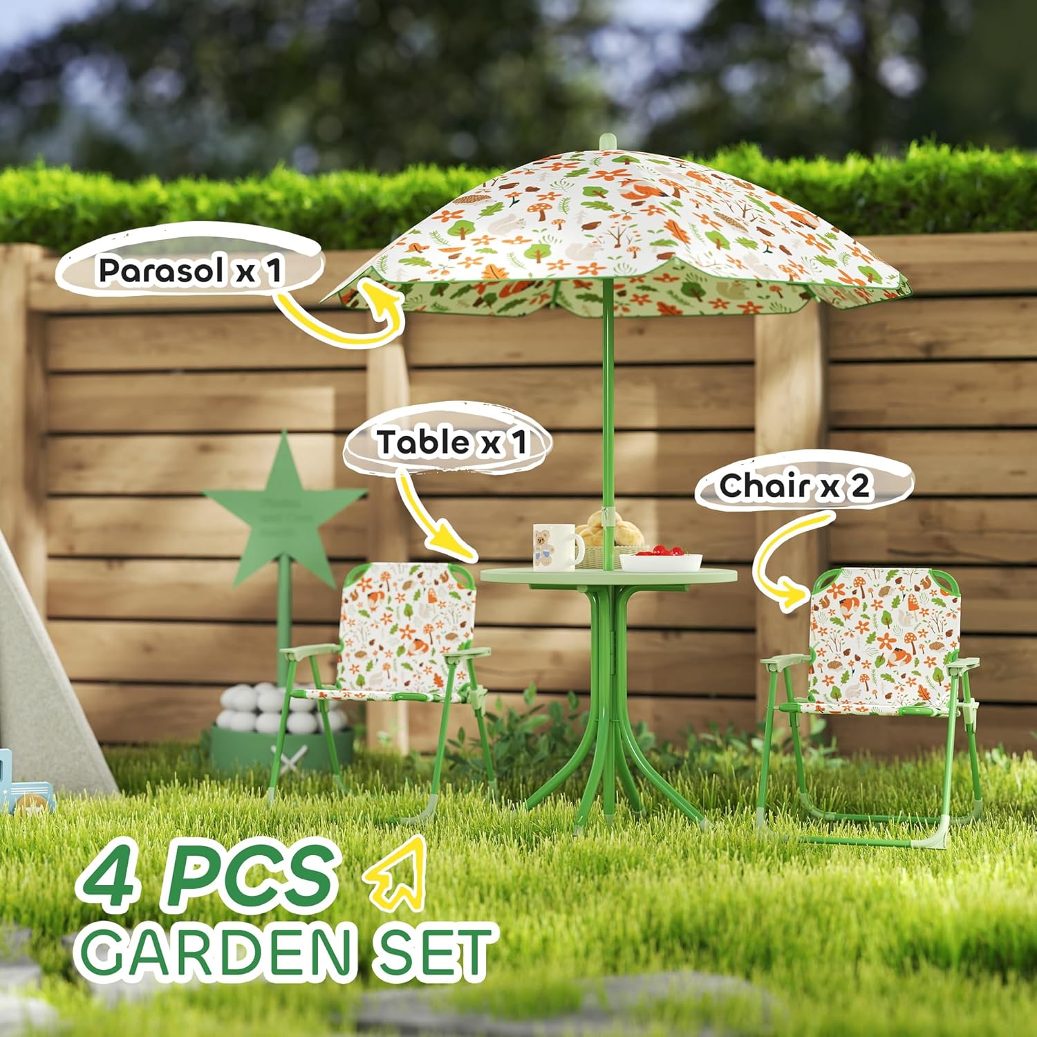 Kids Picnic Table Chair Set Fo – Kids Outdoor Table And Chairs Bewertung und Preis