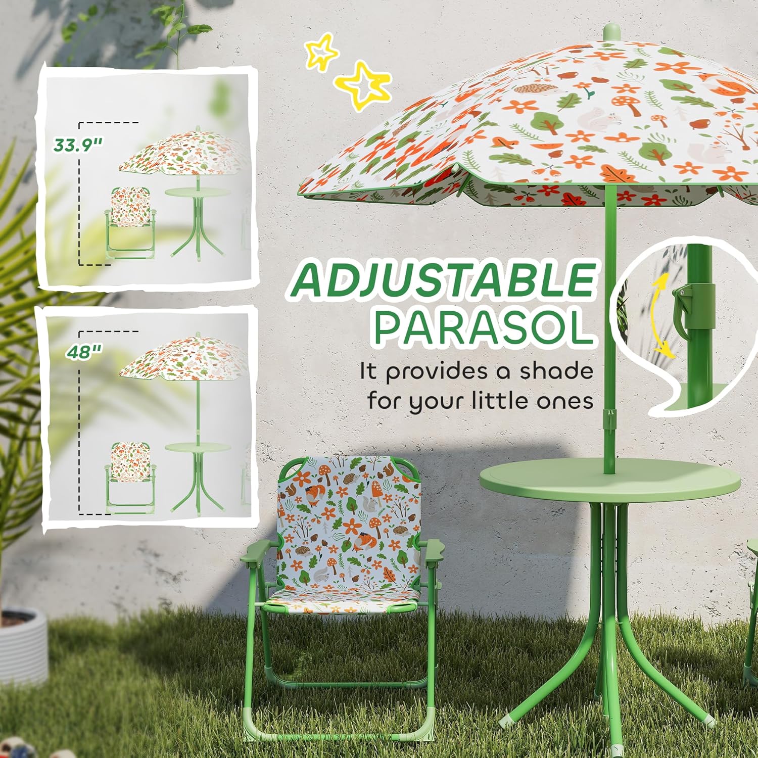 Kids Picnic Table Chair Set Fo – Kids Outdoor Table And Chairs Bewertung und Preis