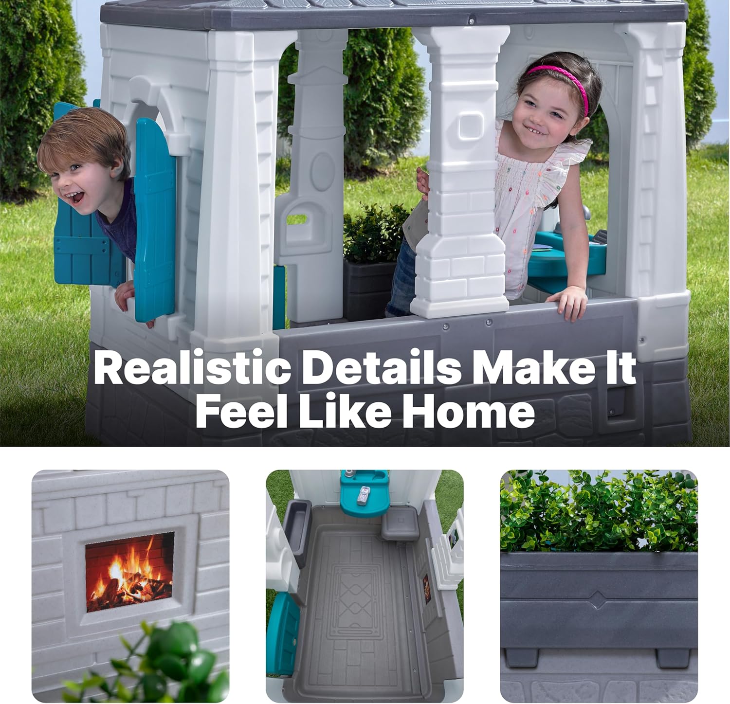 Neat & Tidy Cottage Kids Playh – Kids Outdoor Wooden Playset Bewertung und Preis