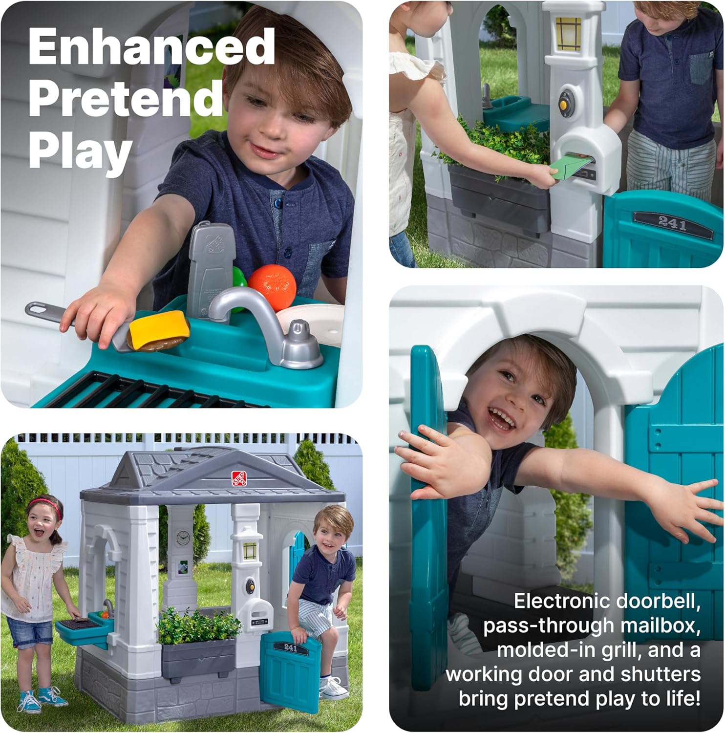 Neat & Tidy Cottage Kids Playh – Kids Outdoor Wooden Playset Bewertung und Preis