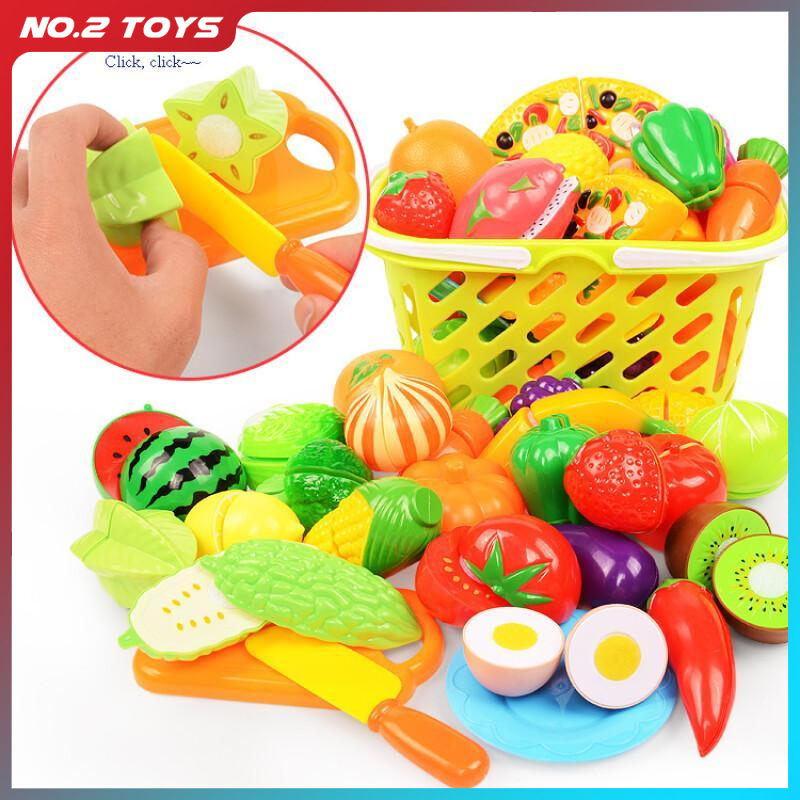Cutting Play Food Set For Kids – Kids Outdoor Kitchen Accessories Bewertung und Preis