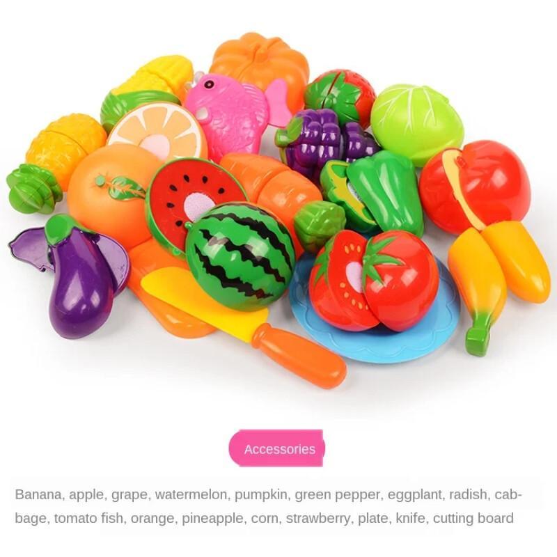 Cutting Play Food Set For Kids – Kids Outdoor Kitchen Accessories Bewertung und Preis
