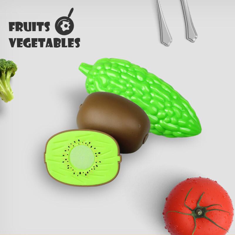 Cutting Play Food Set For Kids – Kids Outdoor Kitchen Accessories Bewertung und Preis