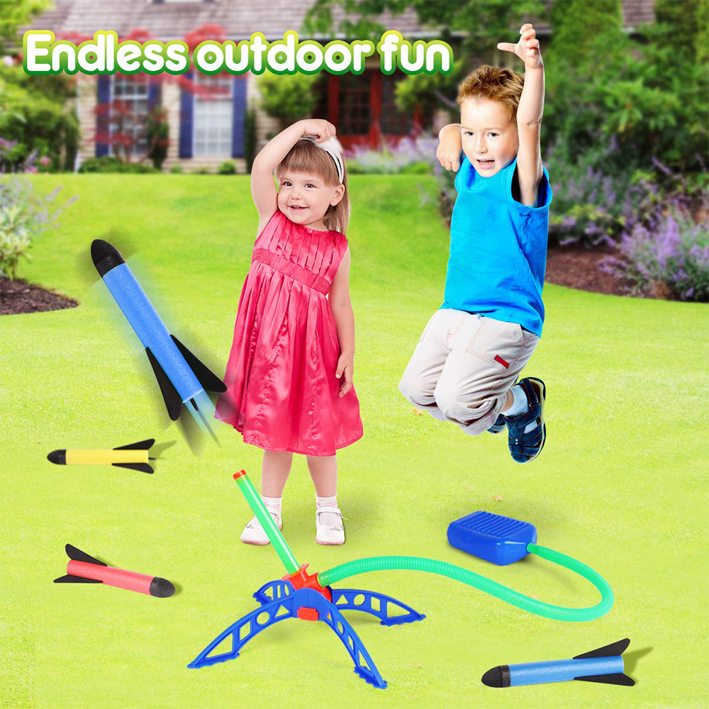 Kids Toy Rocket Launcher Foot  – Kids Outdoor Jumping Toys Bewertung und Preis