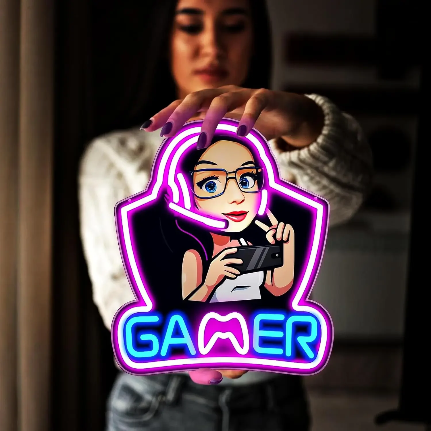 Monkey Gamer Neon Sign USB Dim – Kids Outdoor Monkey Bars Bewertung und Preis