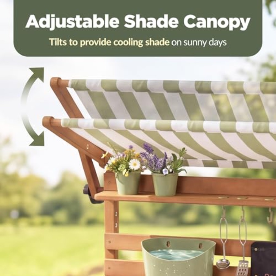 Outdoor mud kitchen for kids:  – Kids Outdoor Wooden Playset Bewertung und Preis