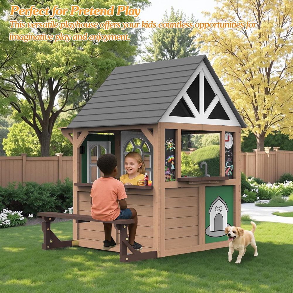 Seizeen Outdoor Play House or  – Kids Outdoor House With Kitchen Bewertung und Preis