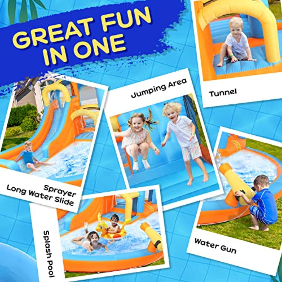 Outdoor backyard 5-in-1 inflat – Kids Outdoor Park Bewertung und Preis